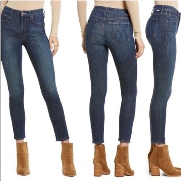 MOTHER The Looker Crop Jeans in Switch It Up size 26 - Picture 1 of 14